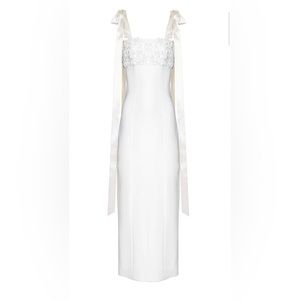 Carolina Herrera dress, worn once for a rehearsal dinner, dry cleaned